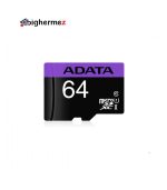 حافظه microSDHC ای دیتا مدل Premier کلاس 10 استاندارد UHS I سرعت 80MBps 2ظرفیت 64 گیگابایت