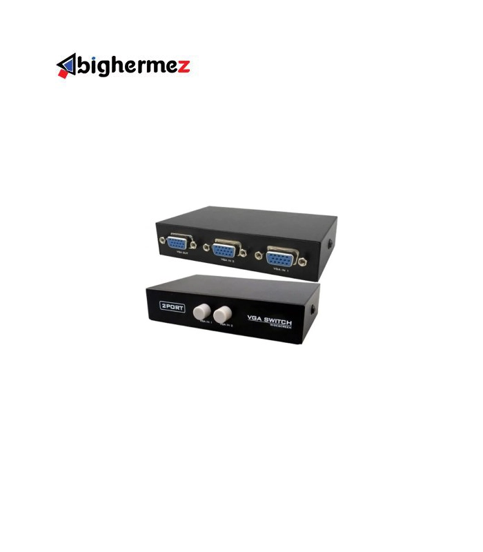 دیتا سوئیچ 2پورت VGA پی نت مدل دستی دیتا سوئیچ 2پورت VGA پی نت مدل دستی - تصویر 1