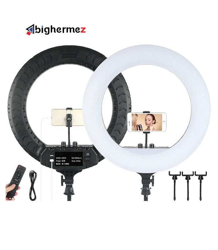 رینگ لایت 18 اینچ مدل flashlight رینگ لایت 18 اینچ مدل flashlight