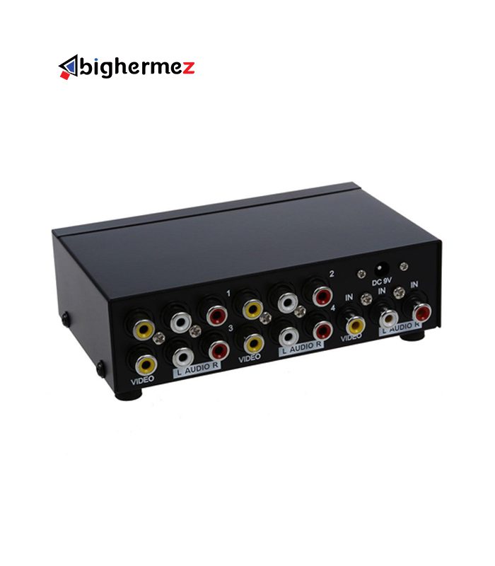 -4-پورت-AV-پی-نت.jpg سوئیچ 4 پورت AV پی نت