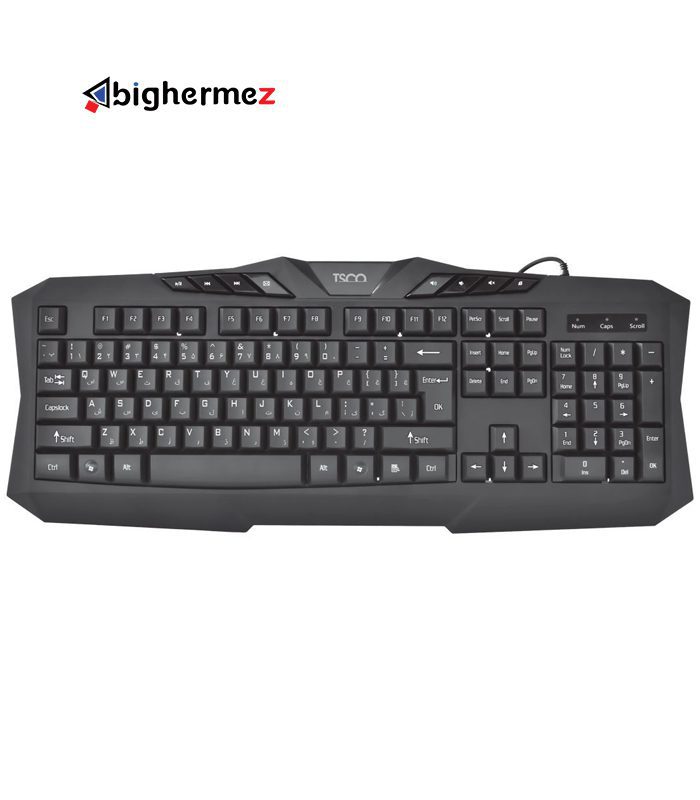 کیبورد باسیم تسکو مدل TK 8020n کیبورد باسیم تسکو مدل TK 8020n