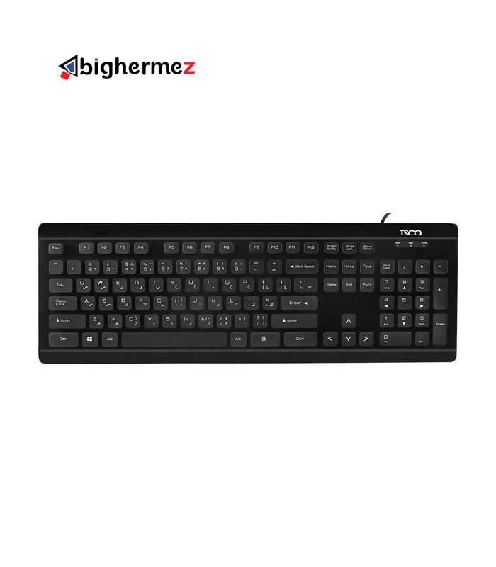 کیبورد باسیم تسکو مدل TK 8032 کیبورد باسیم تسکو مدل TK 8032