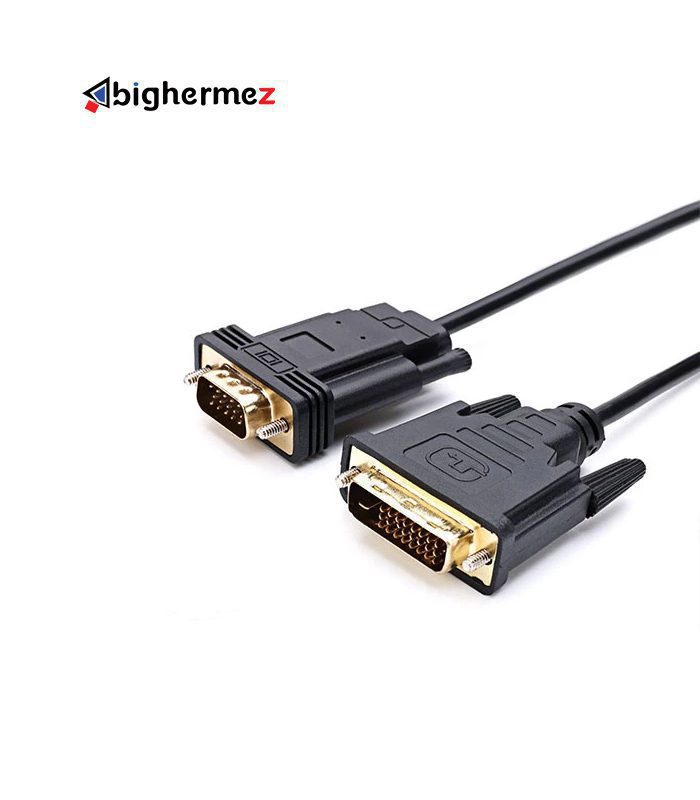 کابل تبدیل DVI به VGA پی نت 24 پین 3 کابل تبدیل DVI به VGA پی نت 24 پین 3