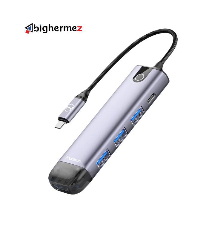 هاب 5 پورت USB-C مک دودو مدل HU-7750 هاب 5 پورت USB C مک دودو مدل HU 7750