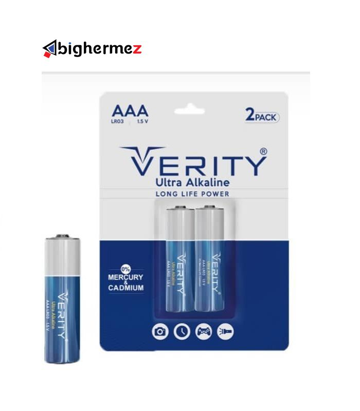 باتری نیم قلمی اولترا آلکالاین وریتی باتری نیم قلمی اولترا آلکالاین وریتی