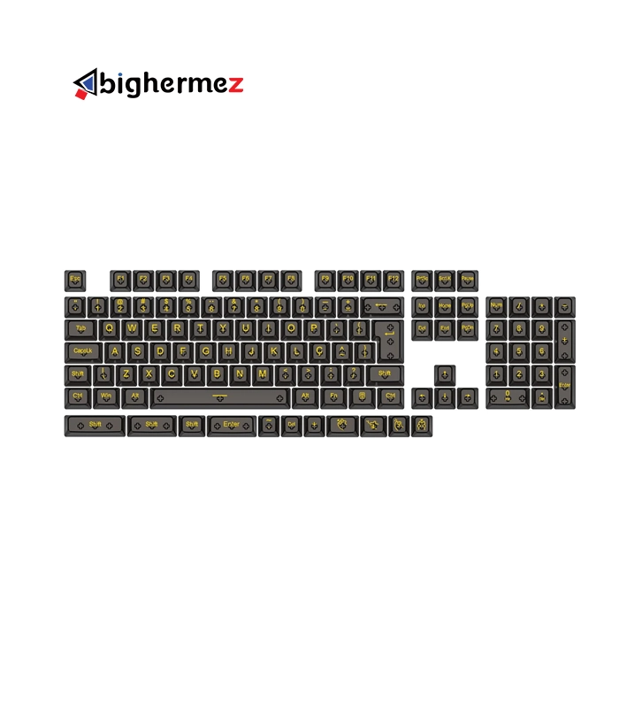 redragon keycap A138 black-1 مجموعه کامل کلیدهای کیبورد مکانیکال ردراگون مدل Keycap A138 Black