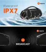 اسپیکر بلوتوث قابل حمل تازاتا مدل BOOMBLAST MAXC Gray