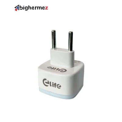 تبدیل 3 به 2 برق ای لایف چراغ دار