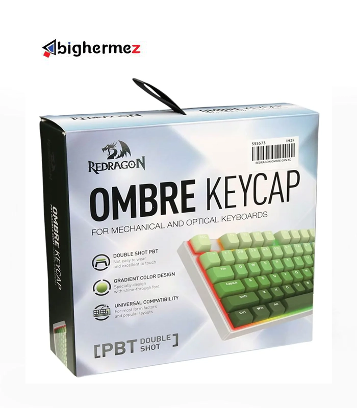 A140 مجموعه کامل کلید کیبورد مکانیکال ردراگون A140 Ombre green - تصویر 1