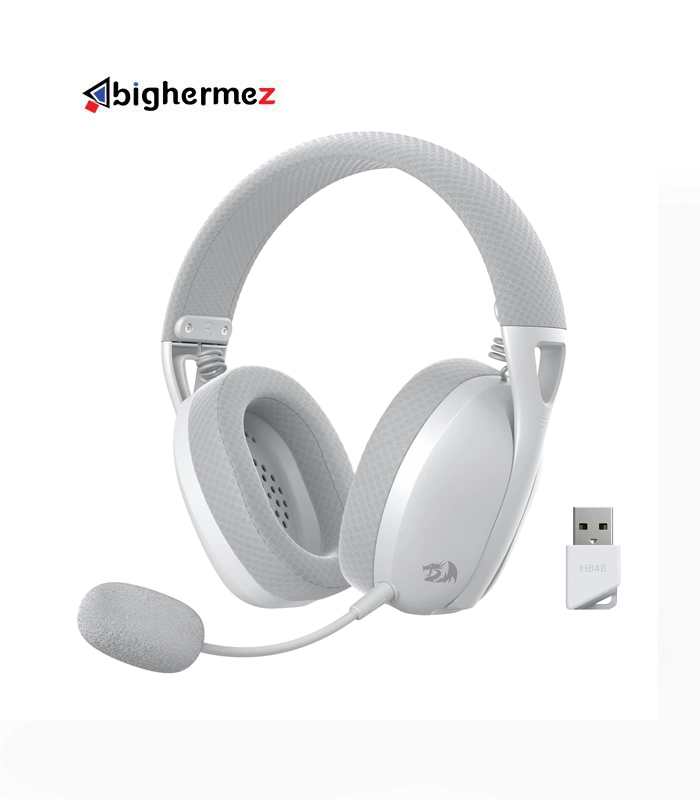 H848 WITH هدست بیسیم گیمینگ ردراگون مدل Ire H848 WITHE - تصویر 1