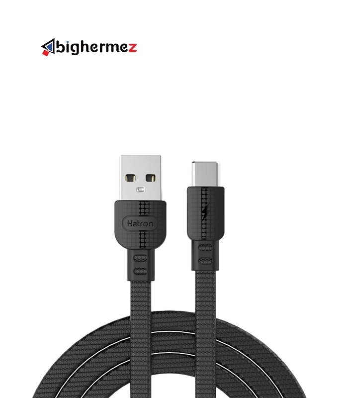 HC145UC black کابل شارژ TYPE-C هترون مدل HC145U - تصویر 1