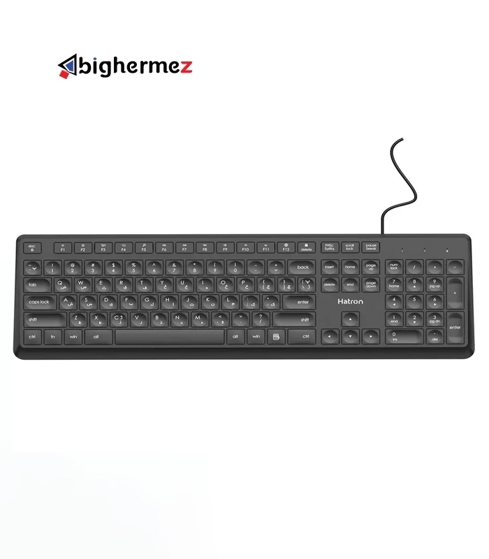 HK190 کیبورد با سیم هترون مدل HK190 - تصویر 1