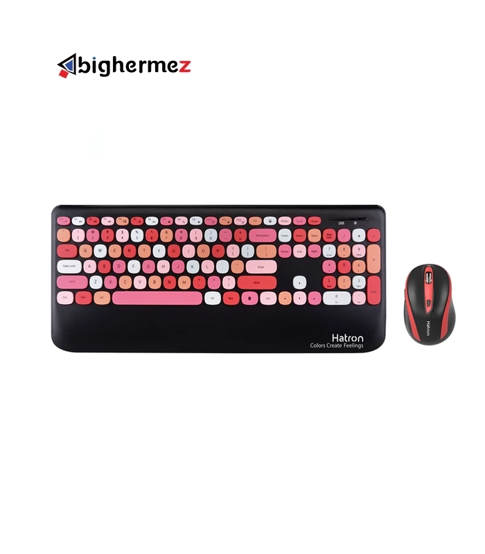 HKCW350 کیبورد و ماوس بیسیم هترون مدل HKCW350 - تصویر 1