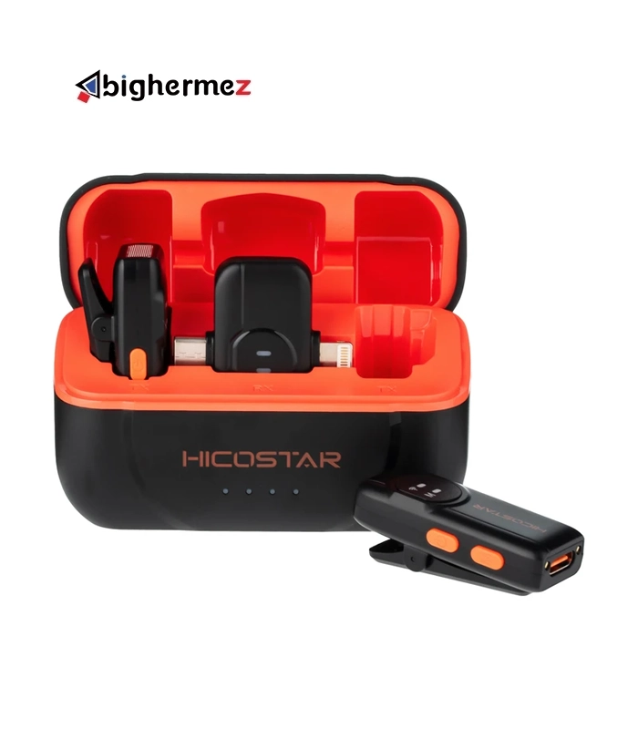 MC520 میکروفن یقه ای هایکواستار مدل HS-MC520 با درگاه اتصال USB-C و Lightning - تصویر 1