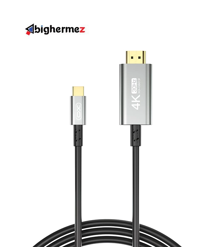 GB019 کابل تبدیل Type-C به HDMI ایکس او XO-GB019 طول 1.8 متر - تصویر 1