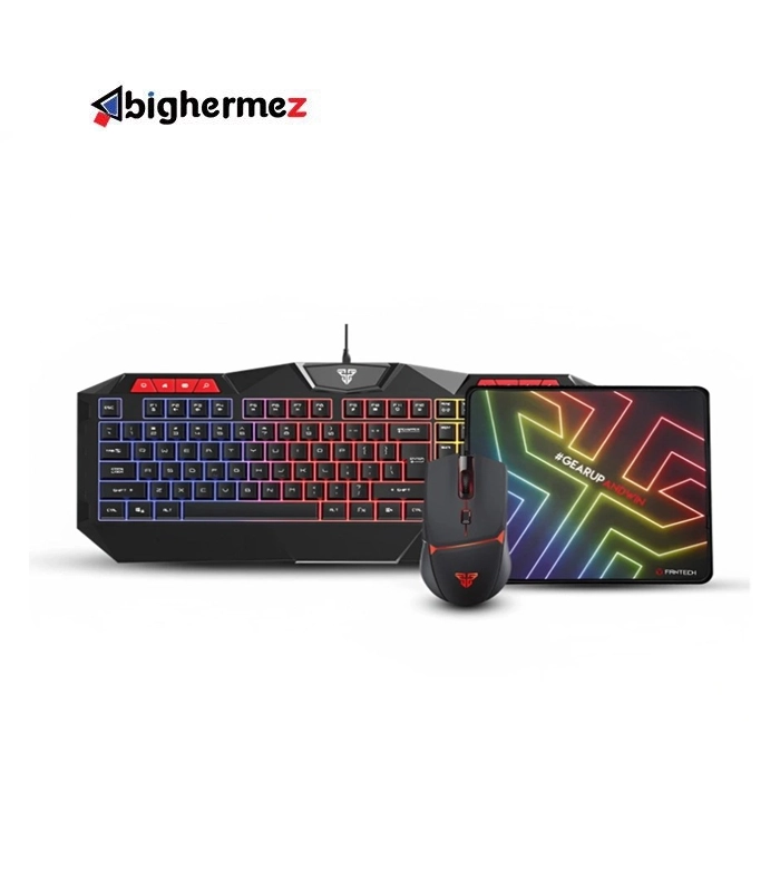 Fantech P 31 3IN ست کیبورد و ماوس باسیم مخصوص بازی فنتک مدل P31 همراه با پدماوس - تصویر 1